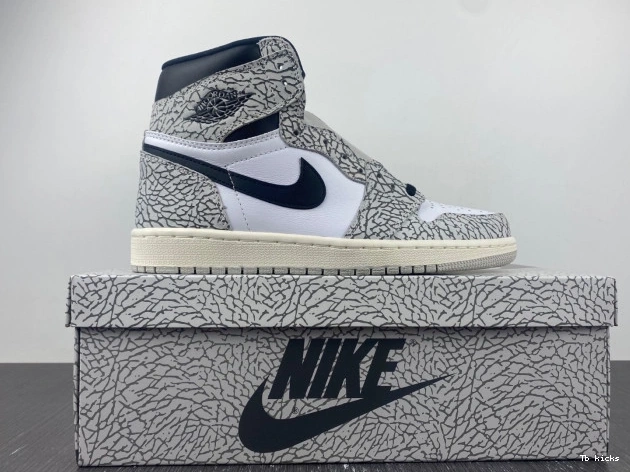 Cheap TBK OG 1 Air Jordan DZ5485-052 High Cement White 0716